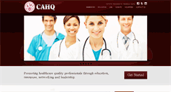 Desktop Screenshot of cahq.org