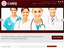 Tablet Screenshot of cahq.org